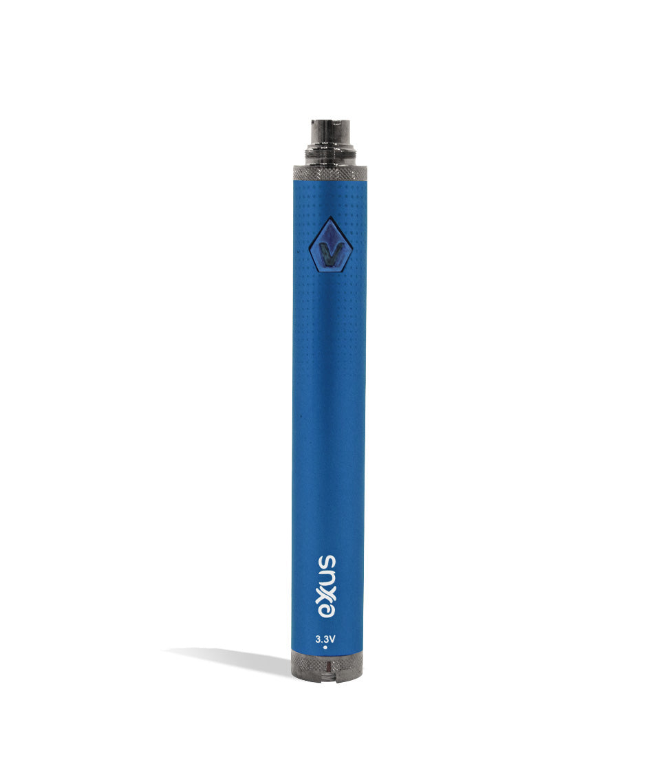 Cosmic Blue Exxus Vape 1600 Cartridge Vaporizer Front View on White Background